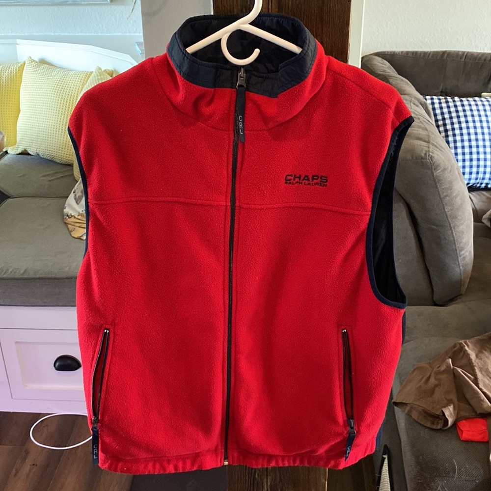 Reversible Vintage Chaps/Ralph Lauren Vest